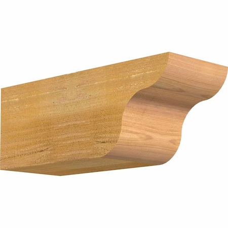 Ekena Millwork Carmel Rough Sawn Rafter Tail, Western Red Cedar, 6"W x 6"H x 16"L RFT06X06X16CAR00RWR